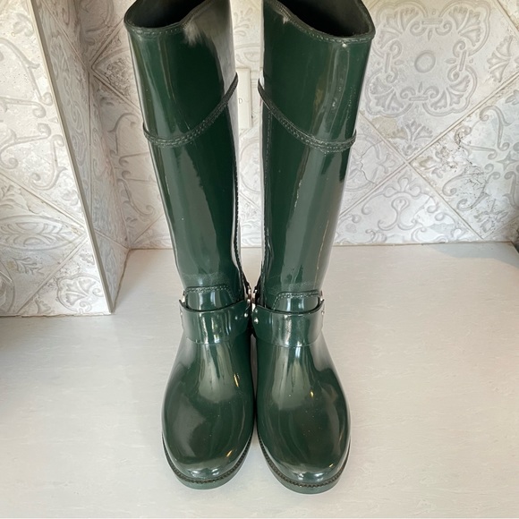 Michale Kors - Green Rain boots- 10 - Picture 3 of 15